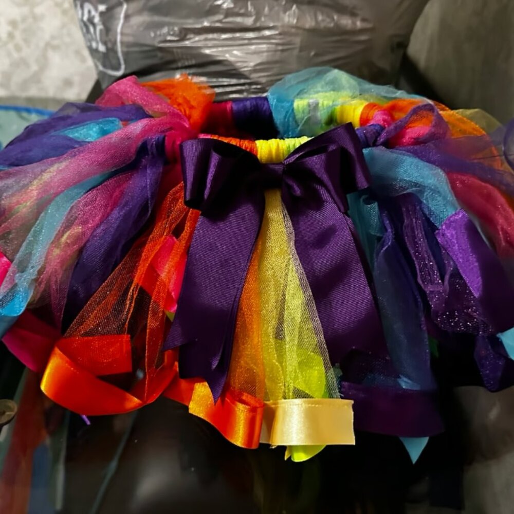 Little girls 6-12 month party tutu